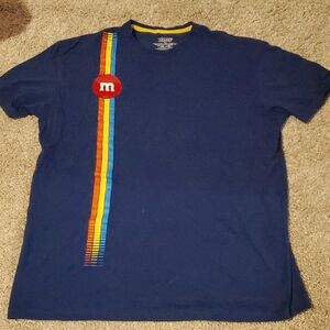 M&M shirt XL blue